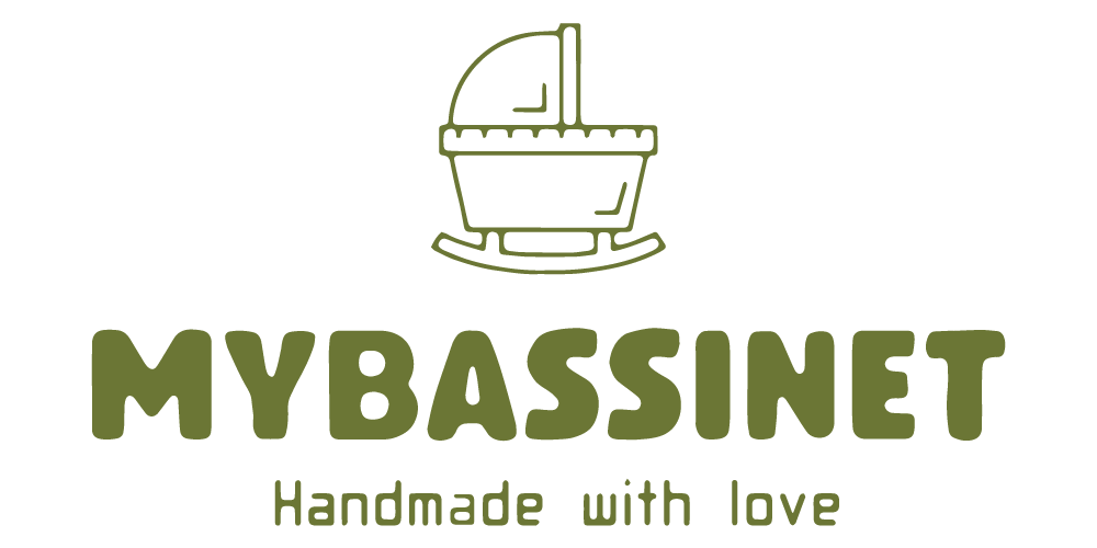  MYBASSINET Premium Moses Baby Bassinet: Comfortable & Secure  Unisex Moses Basket 27.5x13.7x9.84 (Basket&Blanket) : Handmade Products