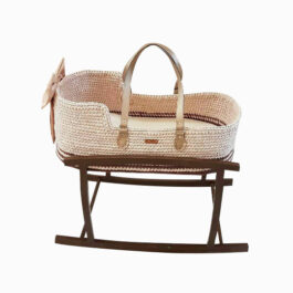 Luxurious Baby Bedside: Comfortable & Secure Moses Basket, Enhance Baby Shower Photos