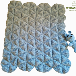 Super Soft Handmade Baby & Kids Blanket: 100% Cotton Yarn for Ultimate Comfort and Durability