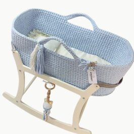 Handmade Baby Moses Bassinet in different colours| Comfortable & Secure Unisex Moses Bassinet
