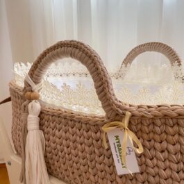 MYBASSINET: Baby Moses Basket with inside Liner | Colours available